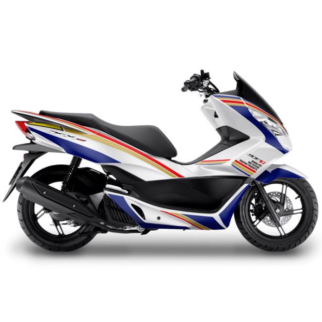 MDF エムディーエフ 車種別グラフィックデカールキット 15PCXロスマンズ フロントサイド部分、左右セット PCX125 PCX150 HONDA ホンダ グラフィックキット 外装 | MDF | 01