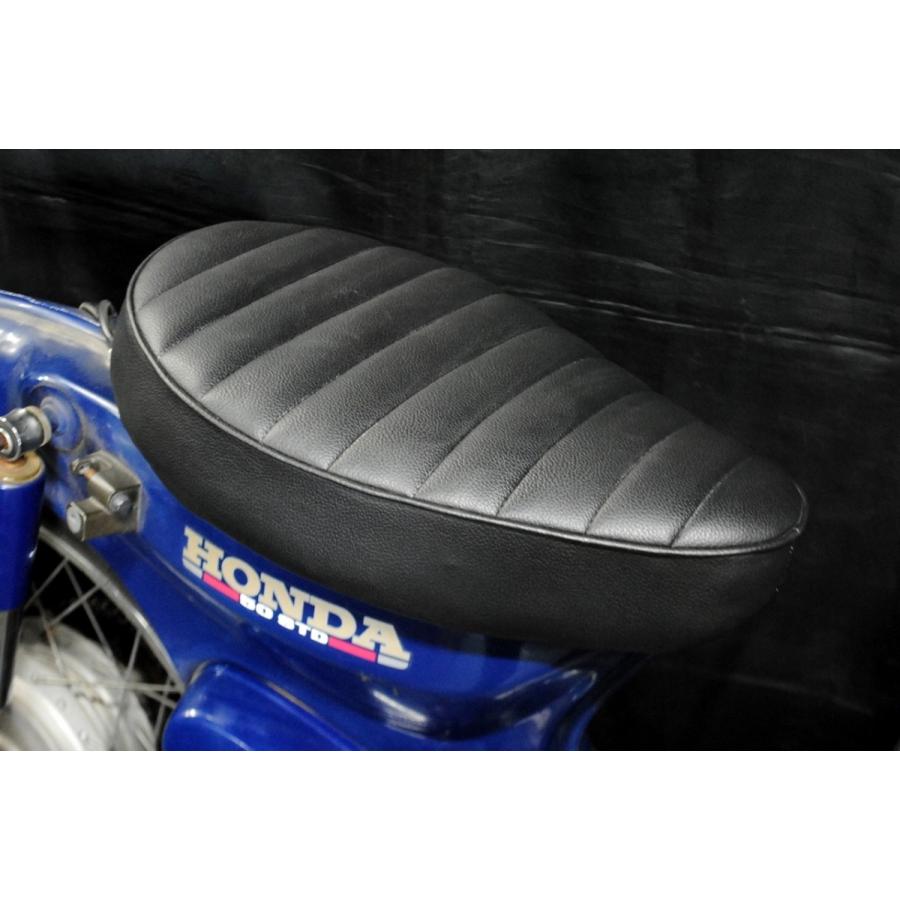 専用 部品屋K&W カブ用 タックロールシート カラー：ブラック カブ HONDA