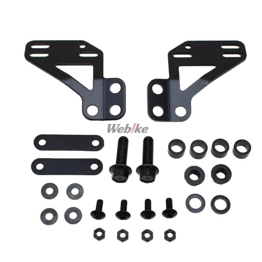 DAYTONA デイトナ 汎用ナックルバイザー取付ステーセット CB125R CB250R CB650R NC750X PCX125 スーパーカブ110 ジクサー 250  CB150R CB300R ハンドル | DAYTONA（バイク用品）