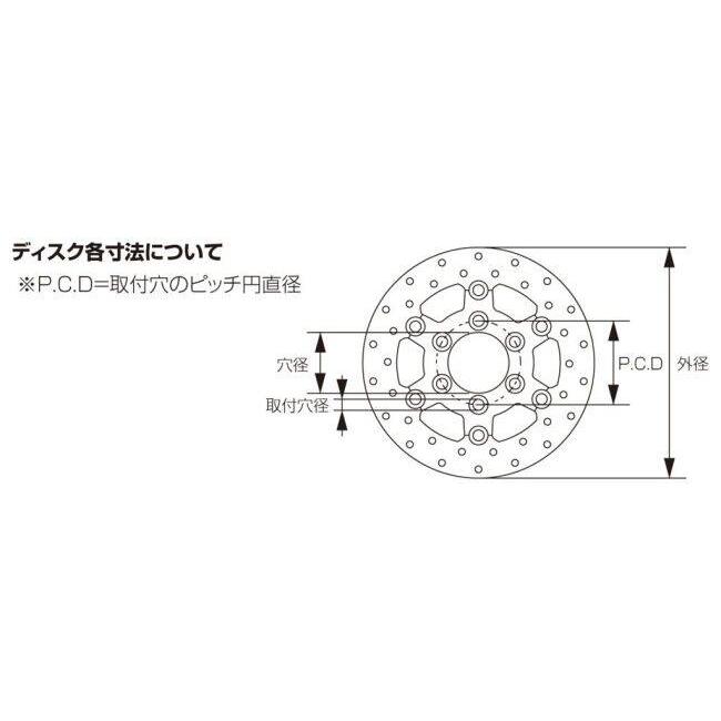 KITACO キタコ リアディスクローター Φ160 HONDA ホンダ ブレーキディスクローター ブレーキ_3