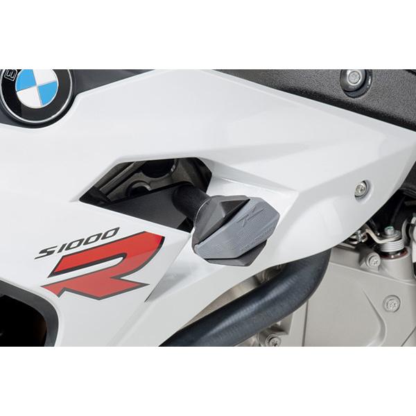 Puig プーチ クラッシュパッド R12タイプ カラー：ブラック S1000R BMW エンジンスライダー・フレームスライダー フレーム | Puig | 01