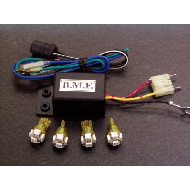 B-MOON FACTORY ビームーンファクトリー LEDウインカーバルブ/デジタルリレーセット アクシストリート YAMAHA ヤマハ ウインカーリレー 灯火類 電装系