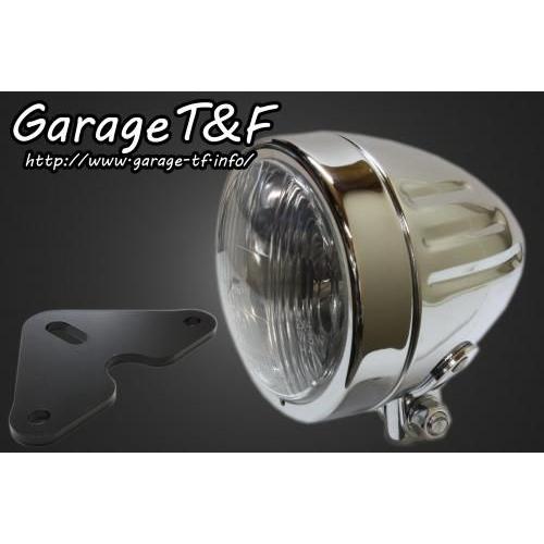 Garage T\u0026F ガレージ 4インチスリムライト＆ライトステーキット タイプF グラストラッカー SUZUKI スズキ ヘッドライト 灯火類 電装系
