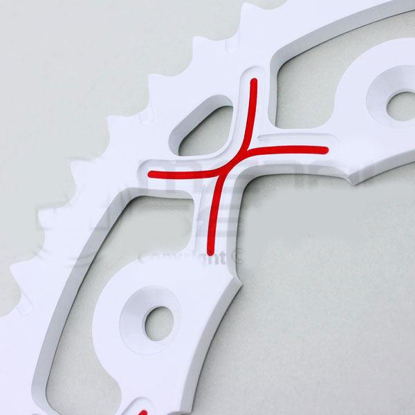 Esjot エスヨット X-Wing [エックスウィング] オフロード用リアスプロケット カラー：ブラック／グリーン / 丁数：49 KAWASAKI カワサキ 駆動系 | ブランド登録なし | 01