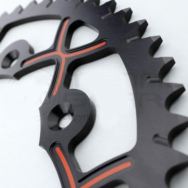 Esjot エスヨット X-Wing [エックスウィング] オフロード用リアスプロケット 丁数：52 / カラー：ブラック HONDA ホンダ 駆動系 | ブランド登録なし | 01