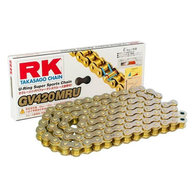 RK JAPAN RKジャパン GVシリーズゴールドチェーン GV420MRU リンク数：108 チェーン 駆動系 | RK JAPAN