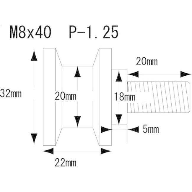 POSH Faith ポッシュ フェイス レーシングスタンドフックM8 カラー：ライトグリーン KAWASAKI カワサキ HONDA ホンダ SUZUKI スズキ BMW スタンドフック | ブランド登録なし | 03