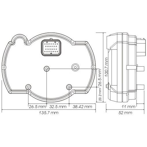 KOSO コーソー RX2N+ LCDマルチメーター 多機能タコ・スピードデジタルメーター メーター・インジケーター関係 電装系 | KOSO | 01