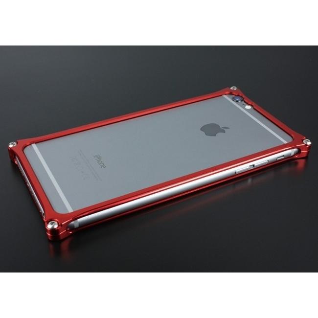 GILD design ギルドデザイン ソリッドバンパー for iPhone6／S Plus レッド スマートフォンケース 電子機器類 | GILD design