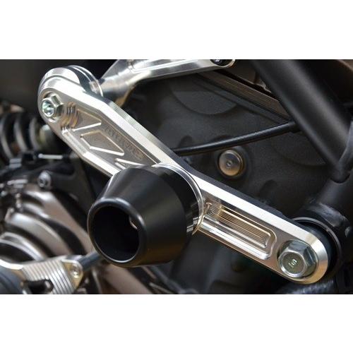 AGRAS アグラス レーシングスライダーセット ジュラコンカラー：ホワイト MT-07 YAMAHA ヤマハ エンジンスライダー・フレームスライダー フレーム
