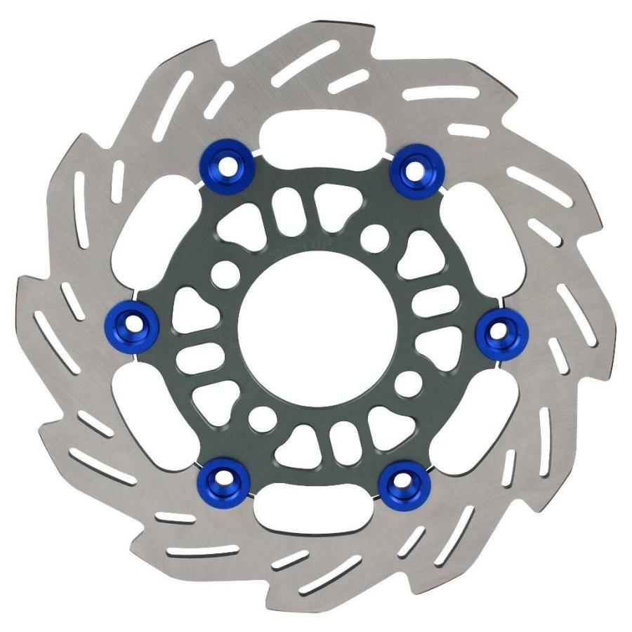 SHIFT UP シフトアップ 220mm ウェーブフローティングディスクローター フローティングカラー：ブルー / カラー：スモークガンメタ PCX125 HONDA ホンダ