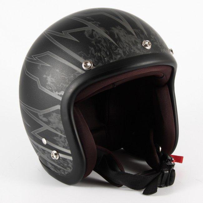 72 Jam ジェットヘルメット マットブラック 72JAM JET HELMET 72ジャム ジェットヘルメット STING MATTE