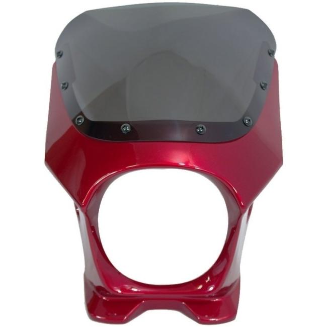 World Walk ワールドウォーク 汎用ビキニカウル DS-01 【Rタイプ】 カラー：ルミナスビンテージレッド / スクリーンカラー：スモーク ビキニカウル カウル関連_1