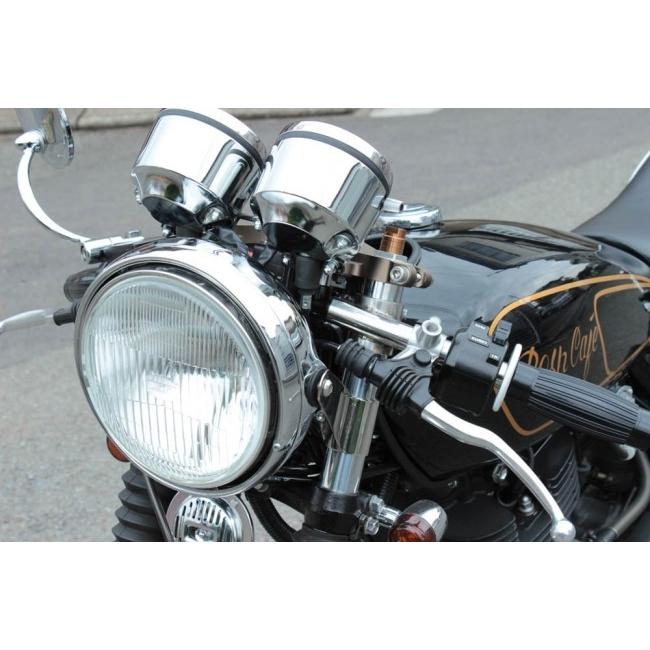 POSH Faith ポッシュ フェイス マシンドTZレプリカトップブリッジ カラー：スモークシルバー SR400 SR500 YAMAHA ヤマハ トップブリッジ ハンドル周辺パーツ