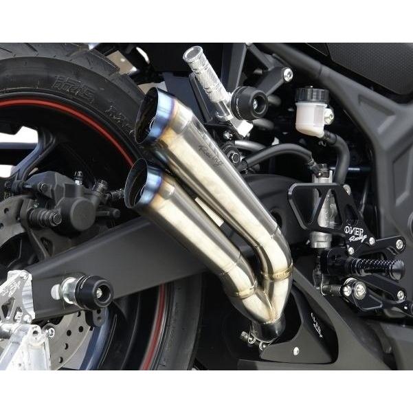 YZF-R25 OVER Racingスリップオンマフラー OVER RACING（オーバーレーシング） OVER オーヴァー ツインメガホン