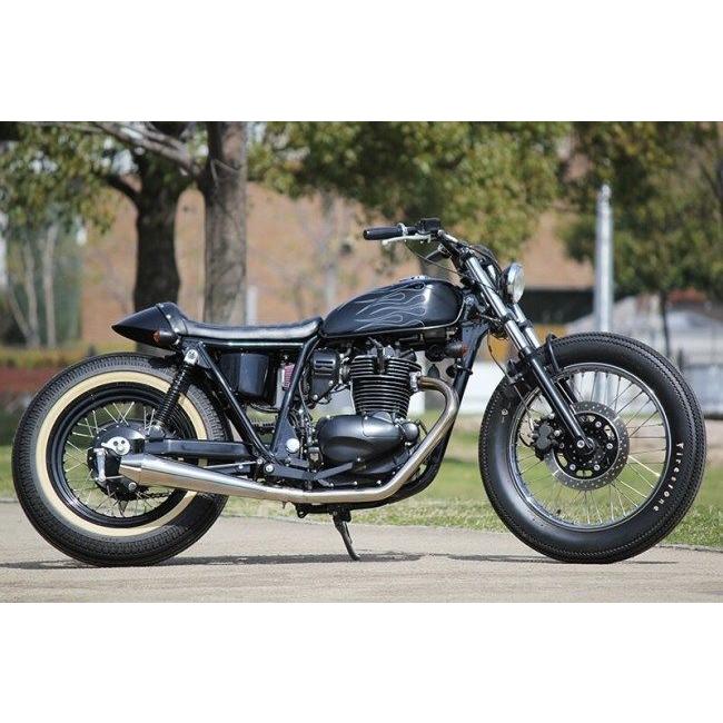 カワサキ250TRステンレスマフラー KAWASAKI カワサキ 250TR オールステンレスマフラー Type1 人気