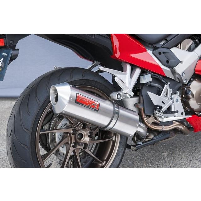 YAMAMOTO RACING ヤマモトレーシング スリップオンマフラー オーバル VFR800F HONDA ホンダ マフラーの画像