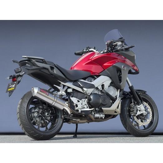 YAMAMOTO RACING ヤマモトレーシング スリップオンマフラー オーバル VFR800X HONDA ホンダ マフラーの画像