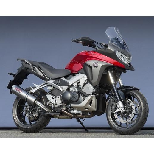 YAMAMOTO RACING ヤマモトレーシング スリップオンマフラー オーバル VFR800X HONDA ホンダ マフラーの画像