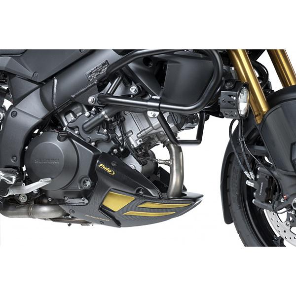 sv650 Puig プーチ エンジンスポイラー　アンダーカウル Puig（プーチ） エンジンスポイラー カラー：カーボンプリント V