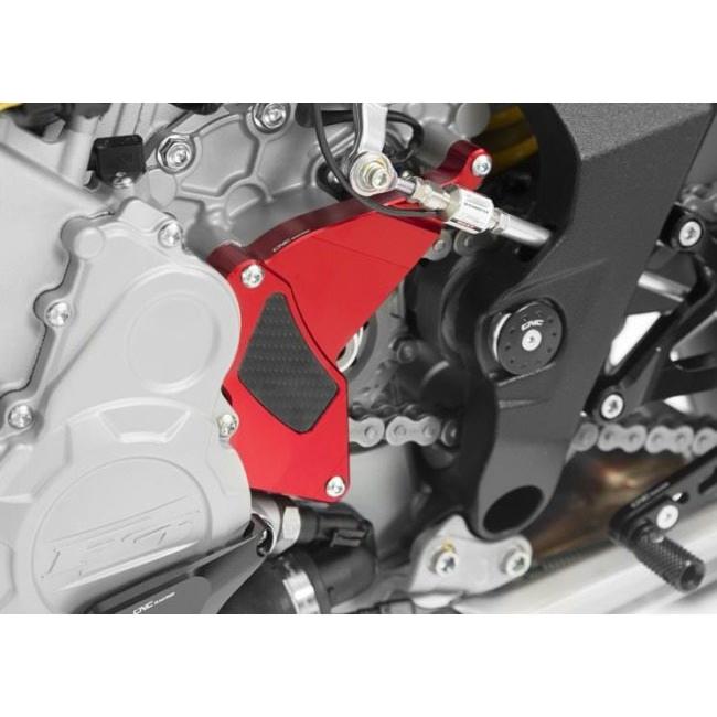 CNC Racing シーエヌシーレーシング フロントスプロケットカバー カラー：レッド BRUTALE675 BRUTALE800 DRAGSTER 800 800RR F3 RIVALE800 MV AGUSTA アグスタ_1
