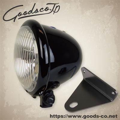 GOODS - グッズ 4-1/2ベイツライトキット 本体色合い：グロス黒いこと エストレヤ KAWASAKI カワサキ 前照灯 点火装置類 電装系