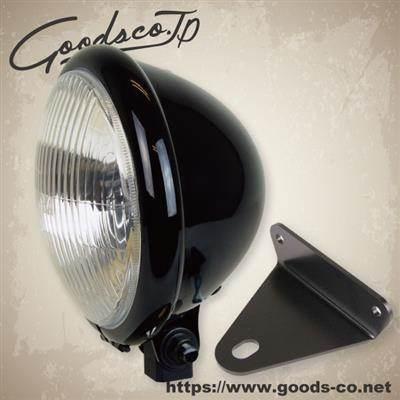バイク用ヘッドライト 5-3/4ベイツライトキット GOODS（グッズ） 5-3/4ベイツライトキット 本体カラー：ブラック