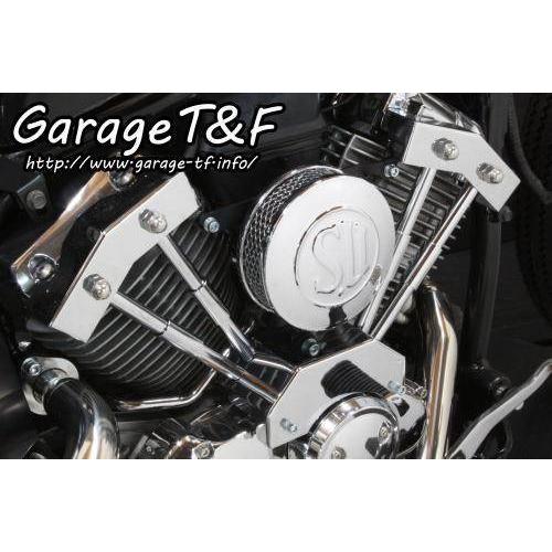 Garage T&F ガレージ SU＆プッシュロッドカバーセット ドラッグスター400クラシック ドラッグスター400 YAMAHA ヤマハ プッシュロッドカバー エンジン_1