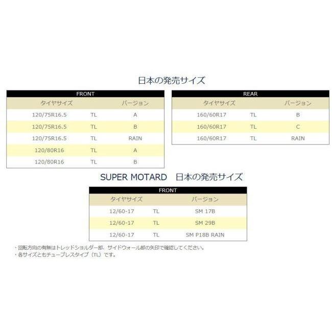 MICHELIN ミシュラン POWER SUPERSPORT MOTO Ver.C 【160/60R17 TL】 パワースーパーモト タイヤ オンロードタイヤ・サーキット向け オンロードタイヤ | ミシュラン | 06