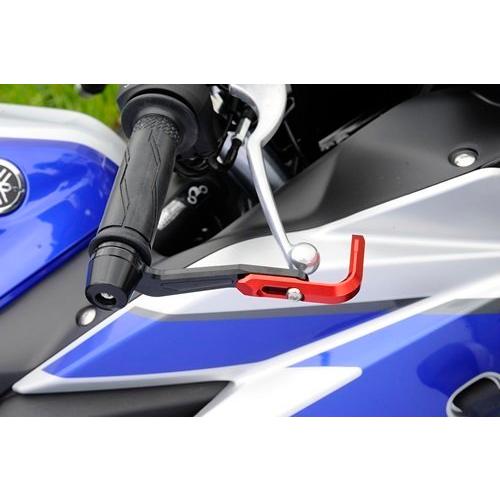 AGRAS アグラス レバーガード ガードエンドのカラー：ゴールド / ガードステーのカラー：ブルー ジュラコンのカラー：ブラック YZF-R25 YZF-R3 YAMAHA ヤマハ
