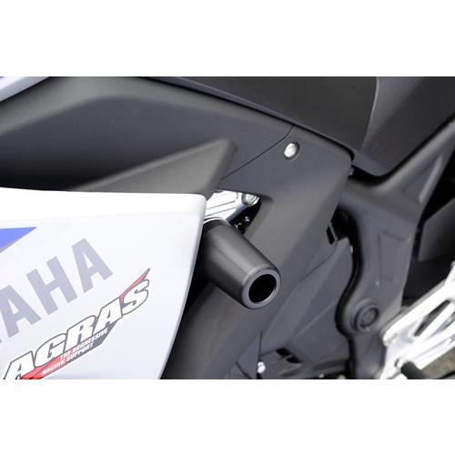 Agras - AGRAS アグラス レーシングスライダー 枠組みスピード競技 ロゴタイプ入り口・入口 / 白いこと YZF-R25 YZF-R3 YAMAHA ヤマハ エンジンスライダー・フレームスライダー 枠組み フレーム-車、バイク、自転車