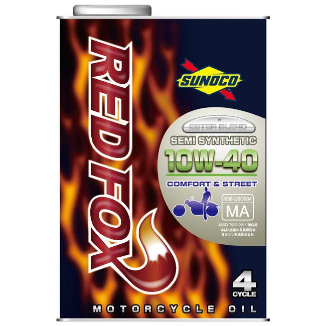 SUNOCO スノコ RED FOX STREET & COMFORT (レッドフォックス ストリートコンフォート) 【10W-40】【20L】【4サイクルオイル】 4サイクルオイル オイル | ブランド登録なし | 04