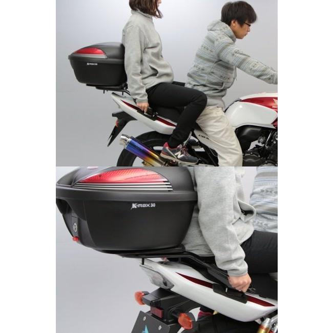 ENDURANCE エンデュランス タンデムグリップ付きキャリア＋リアボックスセット 30L CB400スーパーフォア CB400スーパーボルドール HONDA ホンダ