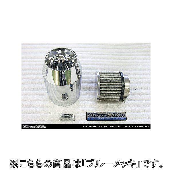 WirusWin ウイルズウィン ブリーズタイプ エアクリーナーキット カラー：ブルーメッキ アドレス110 SUZUKI スズキ 吸気関連 エンジン