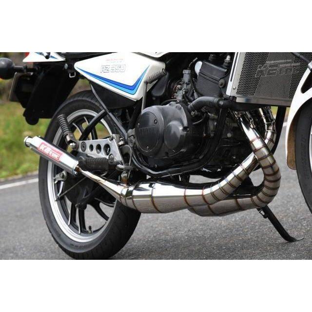 K2テックマフラーzzr1400使用 K2tec（ケイツー・テック） 鏡面ステンレスチャンバー TYPE-2 RZ350