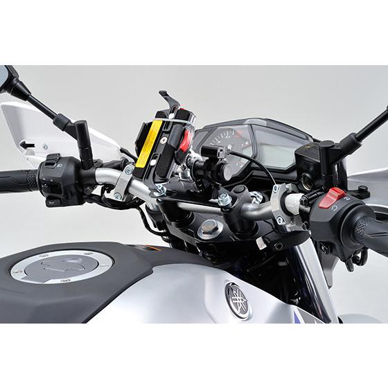 DAYTONA デイトナ バイク用スマートフォンホルダーWIDE Z125 プロ GSX-R125 MT-03 (2015-) MT-25 トリシティ マジェスティS MT03 Tricity155 電子機器類 | DAYTONA（バイク用品） | 15