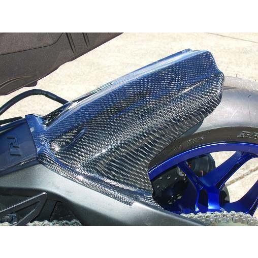 YZF R1 09-14 クレバーウルフ カーボンリアフェンダー CLEVER WOLF（クレバーウルフ） リアフェンダー タイプ：ブラック (FRP