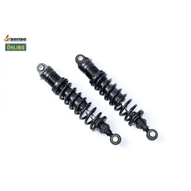 ハーレーダビットソン ダブルショックアブソーバー サスペンション ブラック OHLINS（オーリンズ） リアサスペンション ブラックラインシリーズ