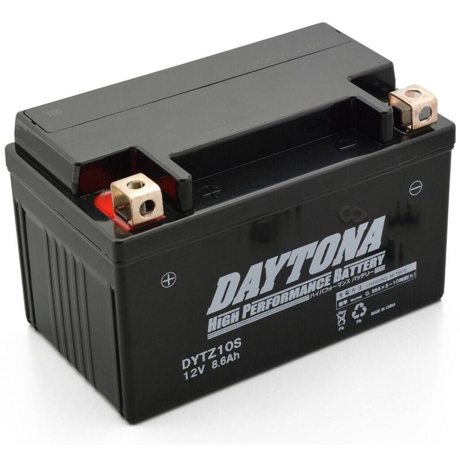 DAYTONA デイトナ ハイパフォーマンスバッテリー 液入り充電済 【DYTZ10S】 HONDA ホンダ KAWASAKI カワサキ SUZUKI スズキ YAMAHA ヤマハ 鉛系バッテリー | DAYTONA（バイク用品）