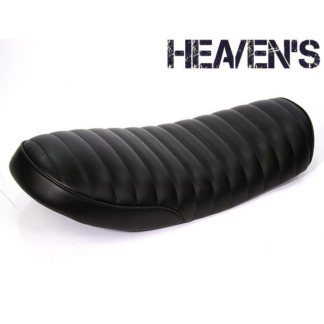 HEAVENS HEAVENS:ヘブンズ フラットシート タックロール パイピングカラー：ホワイト (受注生産) / スタンダード / 低反発シート無 SR400 SR500
