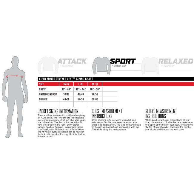 ICON アイコン STRYKER VEST ARMOR ストライカー・ベスト・アーマー サイズ：S／M その他上半身プロテクター プロテクター | icon（ヘルメット） | 01