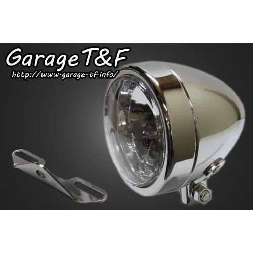 Garage T\u0026F ガレージ 4インチスリムライト＆ライトステーキット タイプB ドラッグスター1100クラシック ドラッグスター1100 YAMAHA ヤマハ ヘッドライト