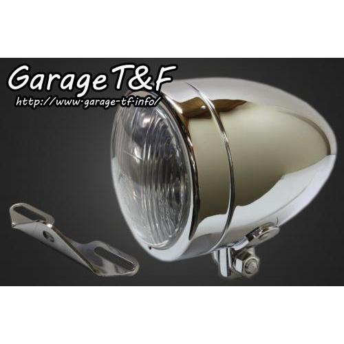 Garage T\u0026F ガレージ 4インチスリムライト＆ライトステーキット タイプB ドラッグスター1100クラシック ドラッグスター1100 YAMAHA ヤマハ ヘッドライト