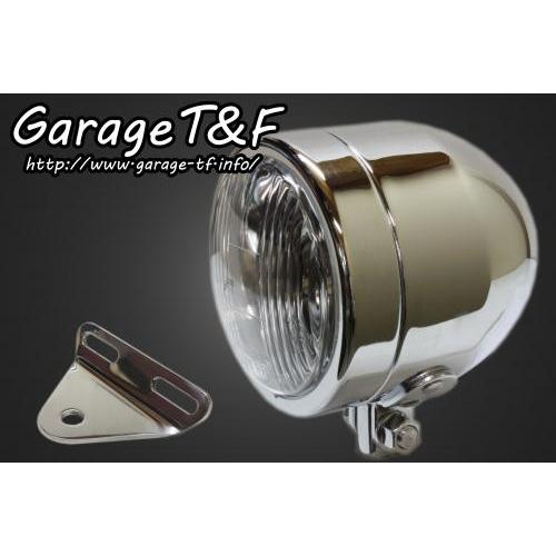 Garage T\u0026F ガレージ 4インチドームライト＆ライトステーキット タイプA ドラッグスター 250 YAMAHA ヤマハ ヘッドライト 灯火類 電装系