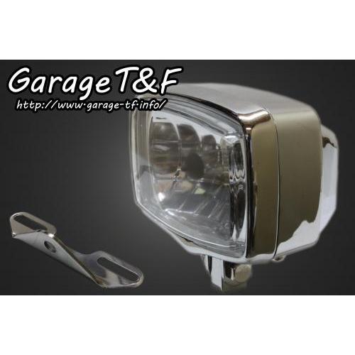 Garage T\u0026F ガレージ 4インチスクエアライト＆ライトステーキット タイプB ドラッグスター1100クラシック ドラッグスター1100 YAMAHA ヤマハ ヘッドライト
