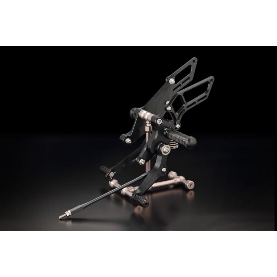 K-FACTORY ケイファクトリー ライディングステップ カラー：スーパーブラック MT-07 YAMAHA ヤマハ バックステップ ステップ 足回り