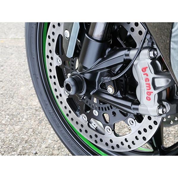 BABYFACE ベビーフェイス アクスルプロテクター フロント側 ニンジャ H2 KAWASAKI カワサキ アクスルスライダー フレーム | babyface | 01