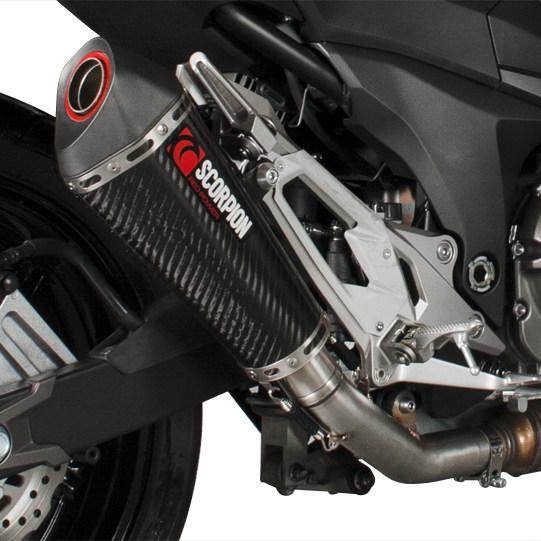 SCORPION スコーピオン セルケトテーパー スリップオンマフラー Z800E KAWASAKI カワサキ マフラー_4