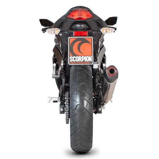SCORPION スコーピオン セルケトテーパー スリップオンマフラー Ninja300 Z300 KAWASAKI カワサキ マフラー_2