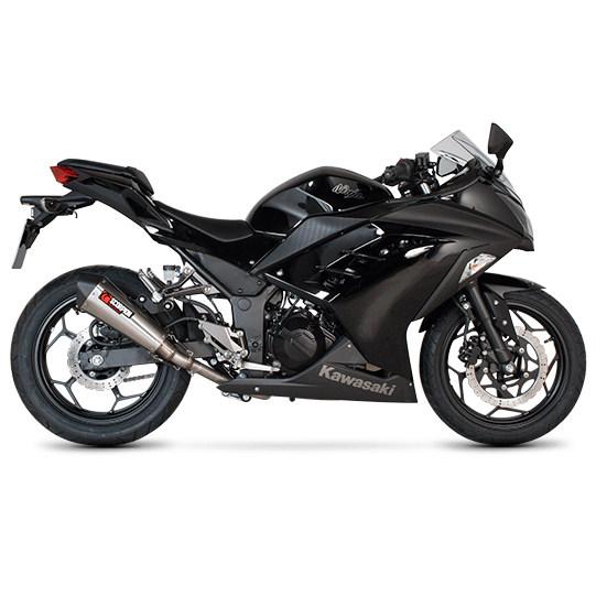 SCORPION スコーピオン セルケトテーパー スリップオンマフラー Ninja300 Z300 KAWASAKI カワサキ マフラー_3